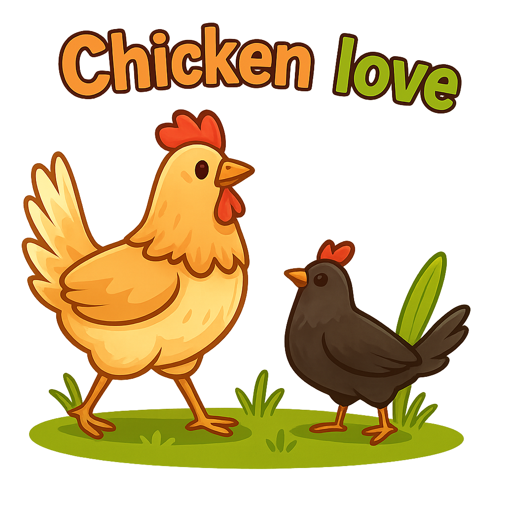 Chicken love - Classic Sticker