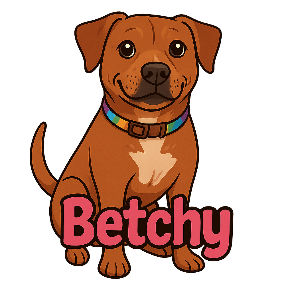 Custom Betchy sticker - AI-generated pet art