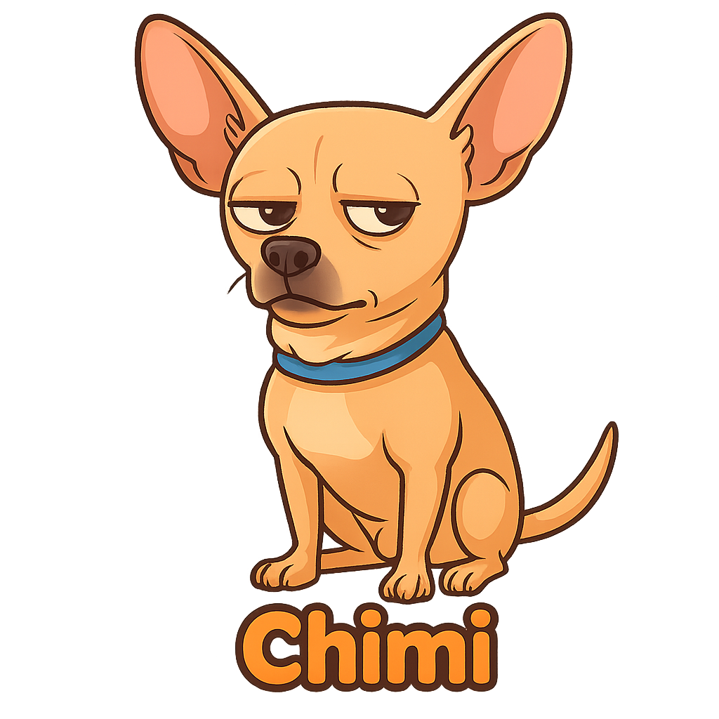 Custom Chimi  sticker - AI-generated pet art