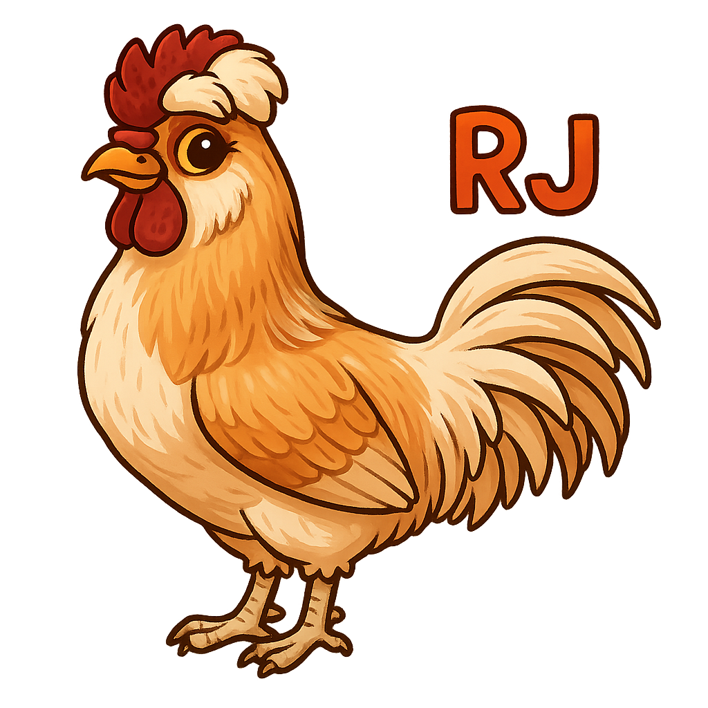 Rj  - Classic Sticker