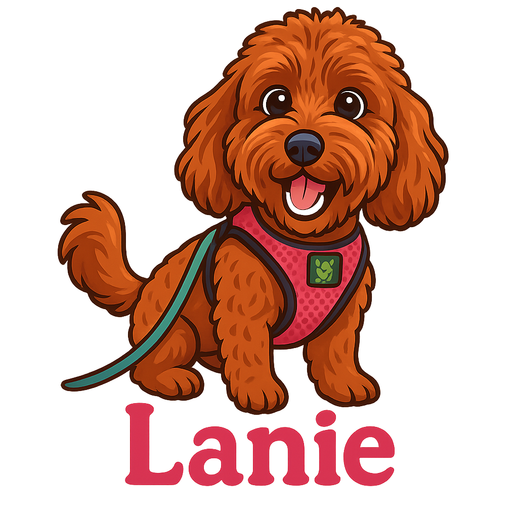 Custom Lanie sticker - AI-generated pet art