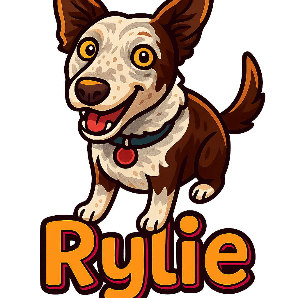 Custom Rylie  sticker - AI-generated pet art