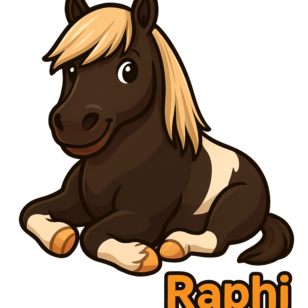 Custom Raphi  sticker - AI-generated pet art