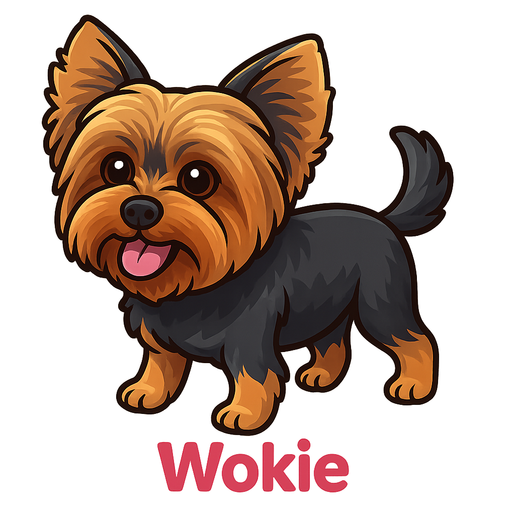 Custom Wokie  sticker - AI-generated pet art