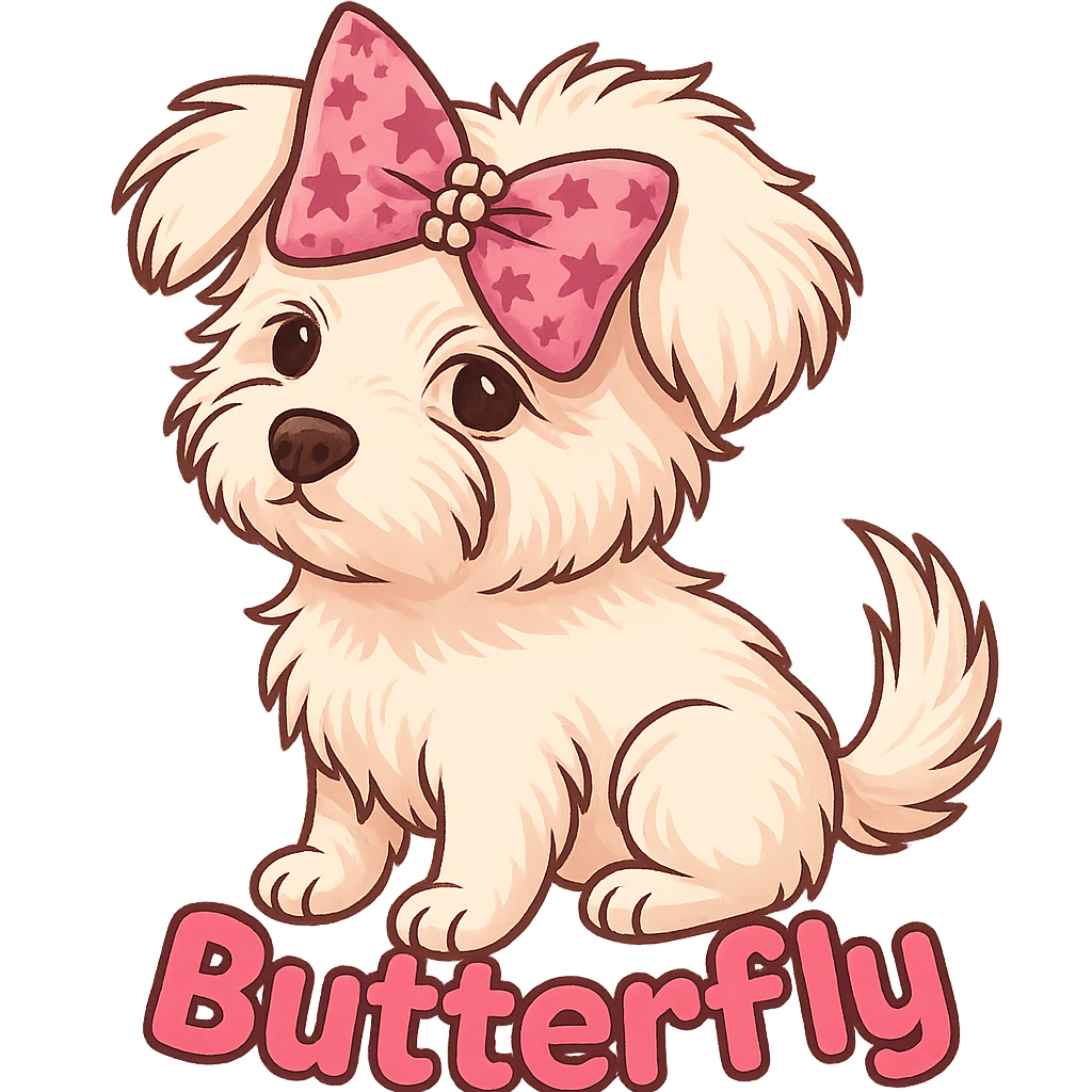Custom Butterfly  sticker - AI-generated pet art