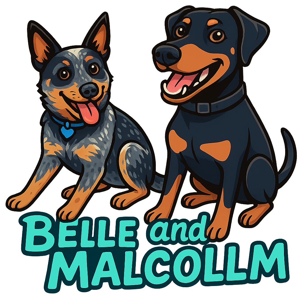 Belle and Malcolm - Classic Sticker