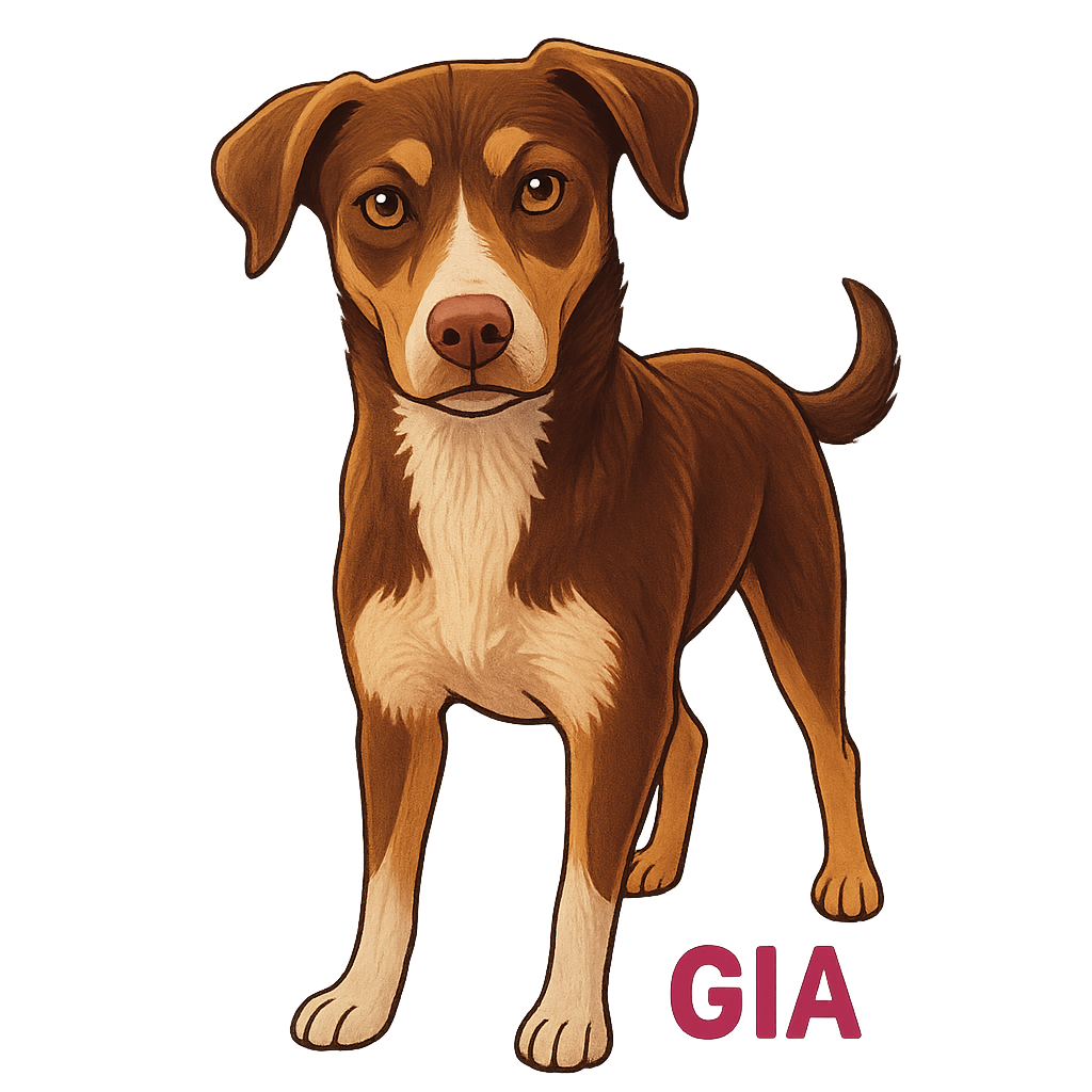 Custom GIA sticker - AI-generated pet art