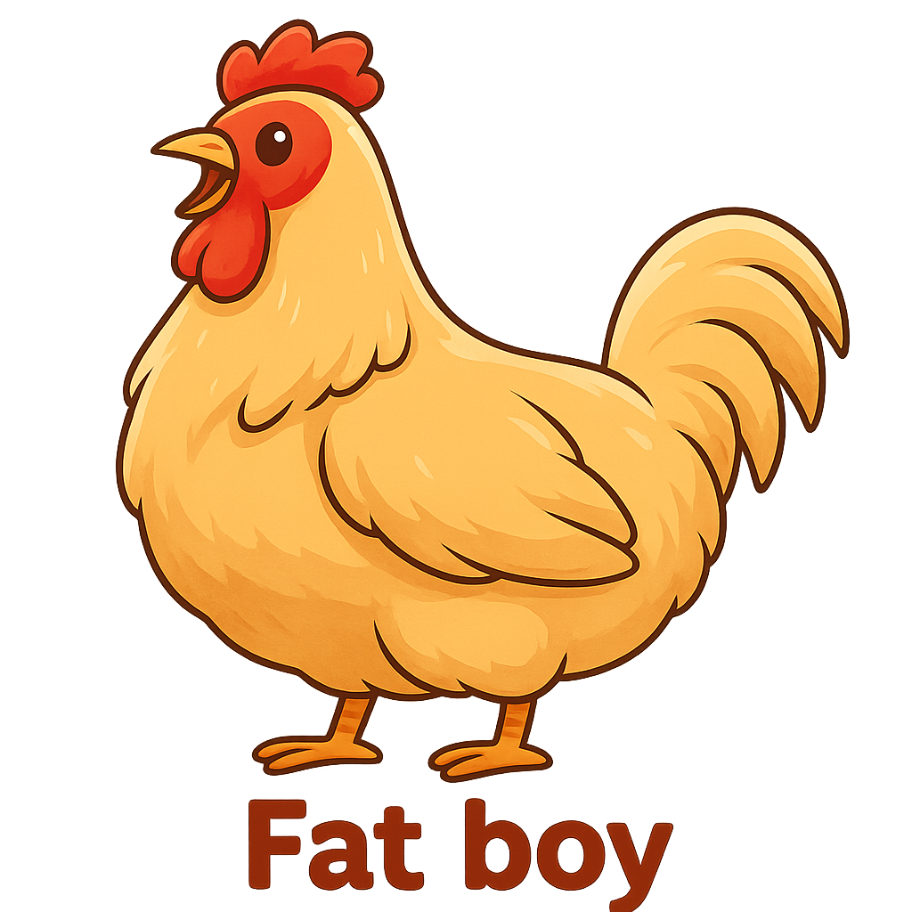 Fat boy  - Classic Sticker