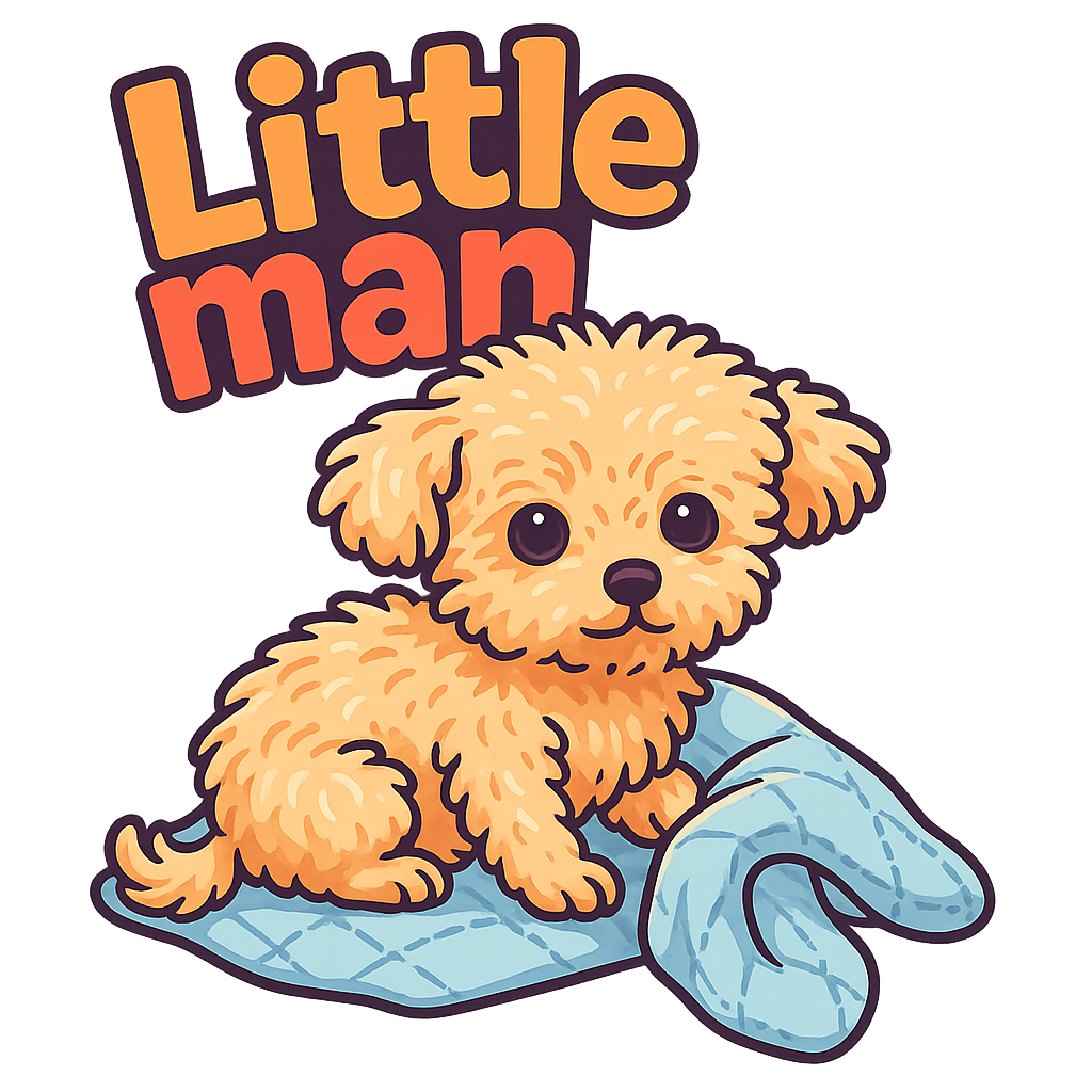 Custom Little man sticker - AI-generated pet art