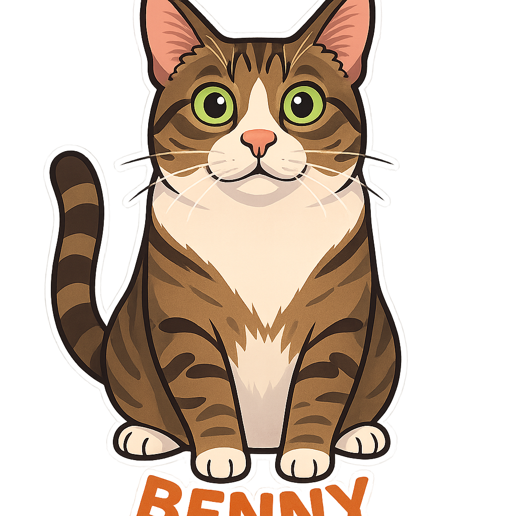 Benny - Classic Sticker
