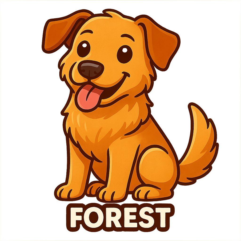Custom Forest  sticker - AI-generated pet art