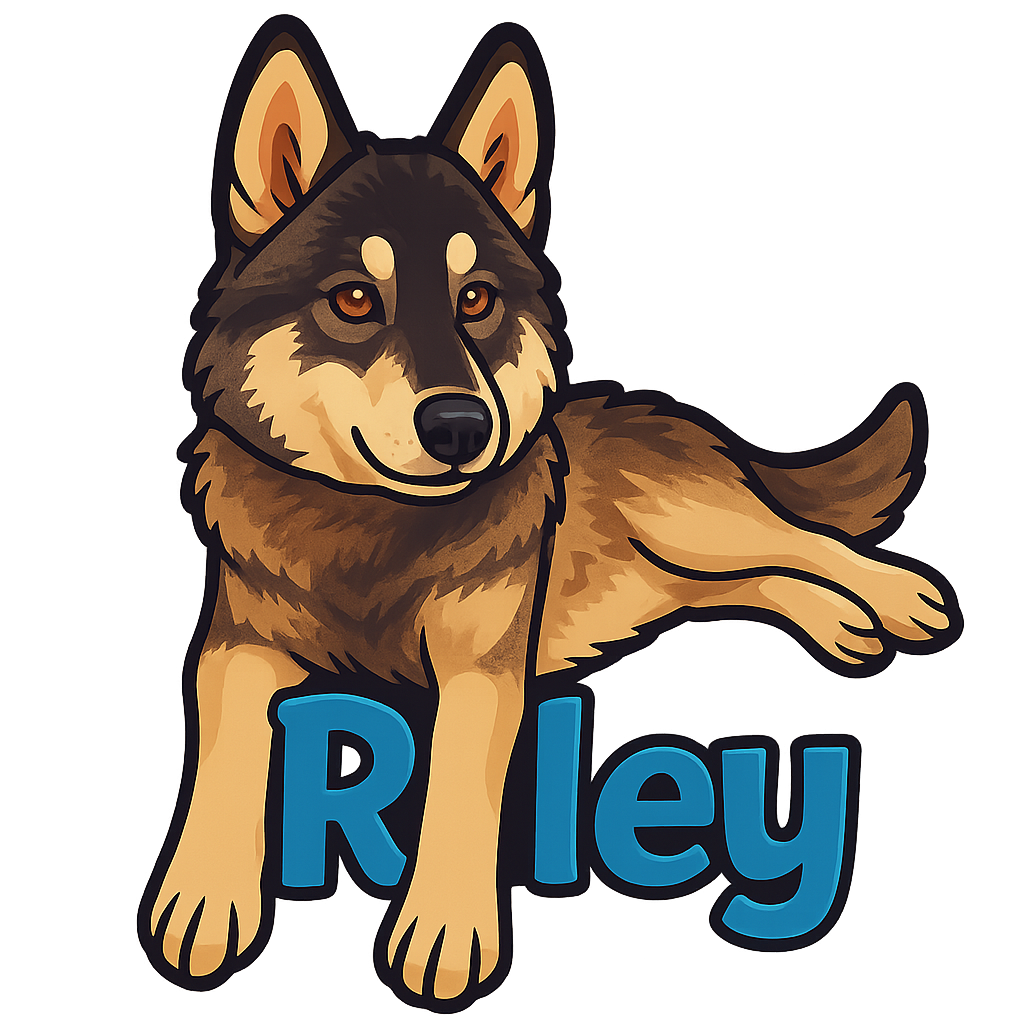 Riley - Classic Sticker