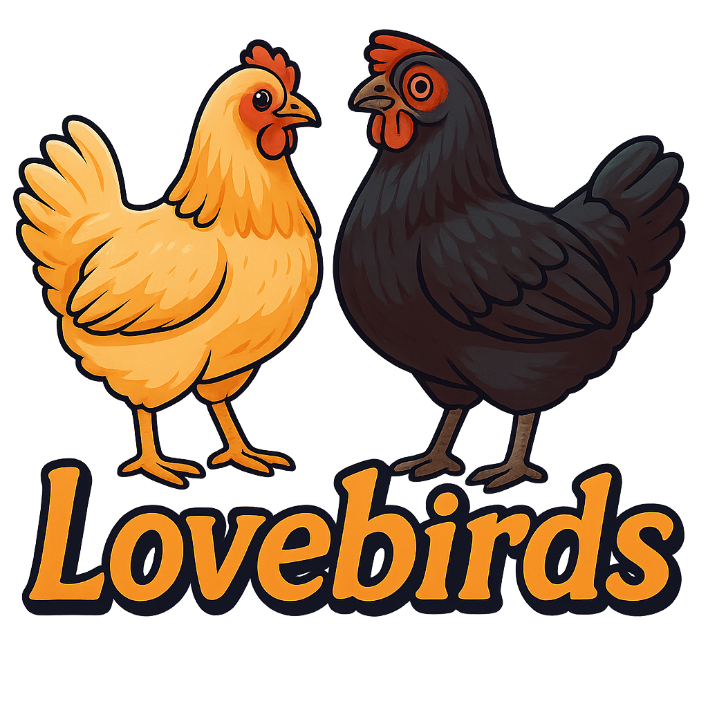 Lovebirds  - Classic Sticker