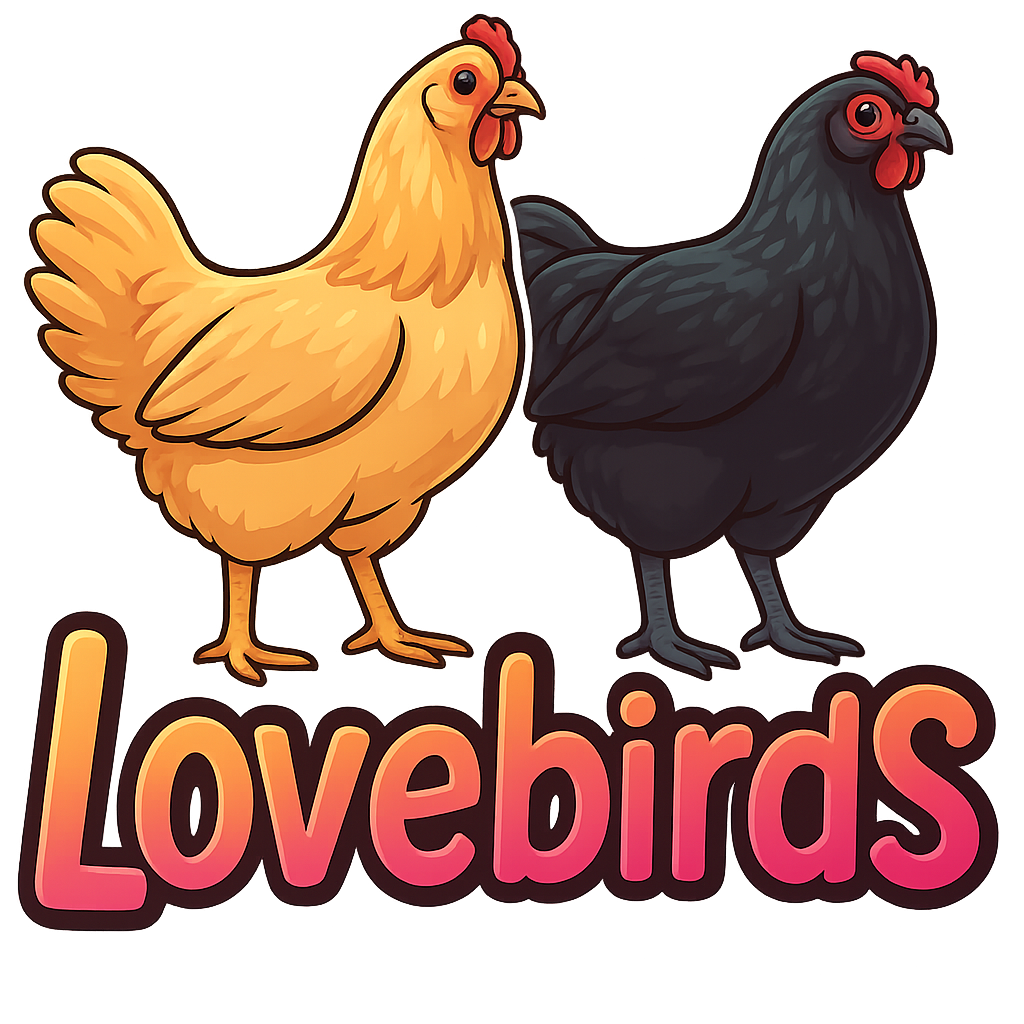 Lovebirds  - Classic Sticker
