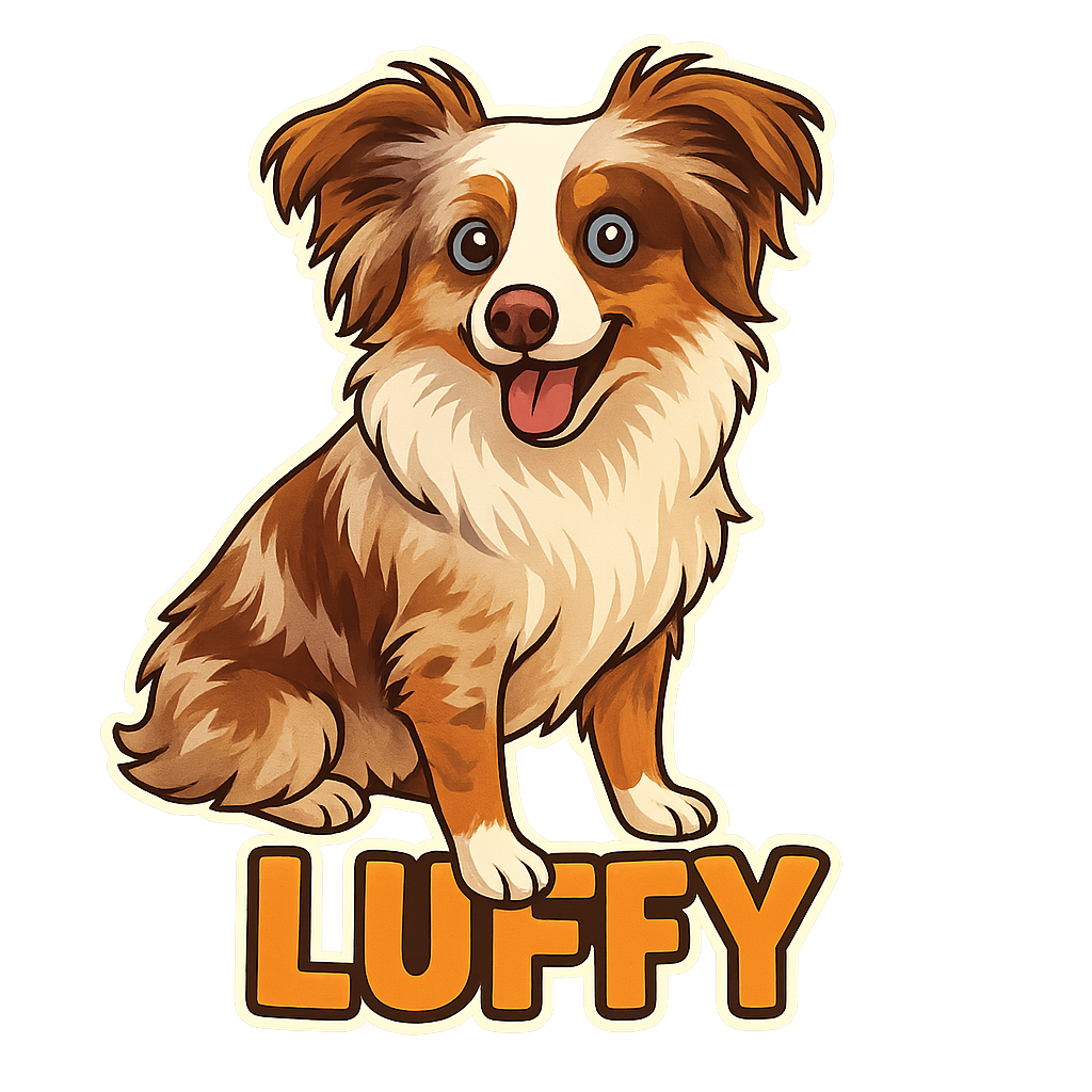 Custom Luffy sticker - AI-generated pet art