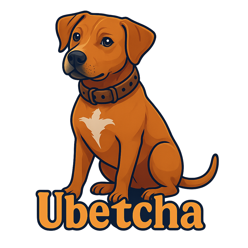 Custom Ubetcha sticker - AI-generated pet art