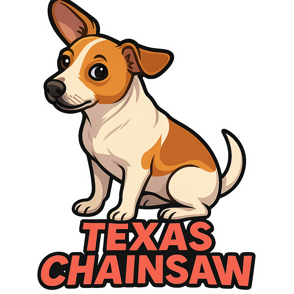 Custom Texas Chainsaw  sticker - AI-generated pet art