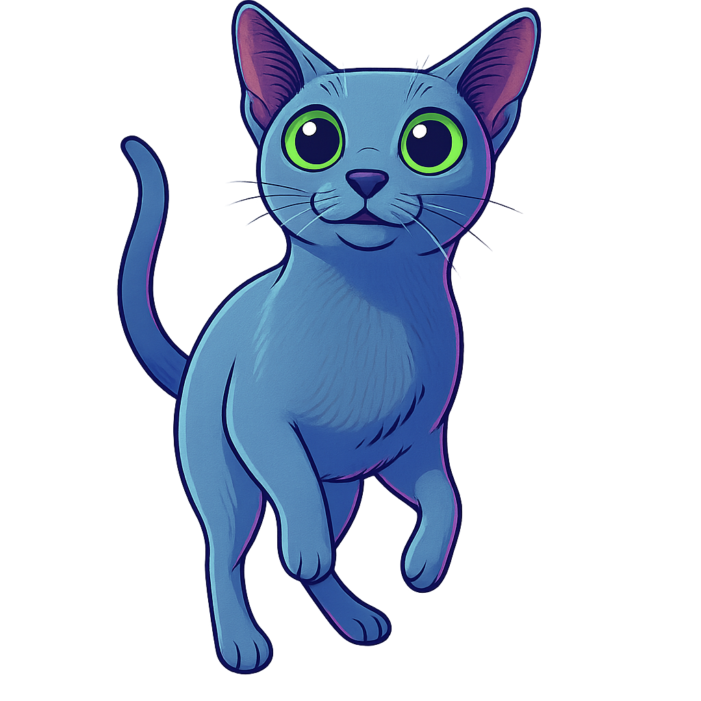 Custom Doja sticker - AI-generated pet art