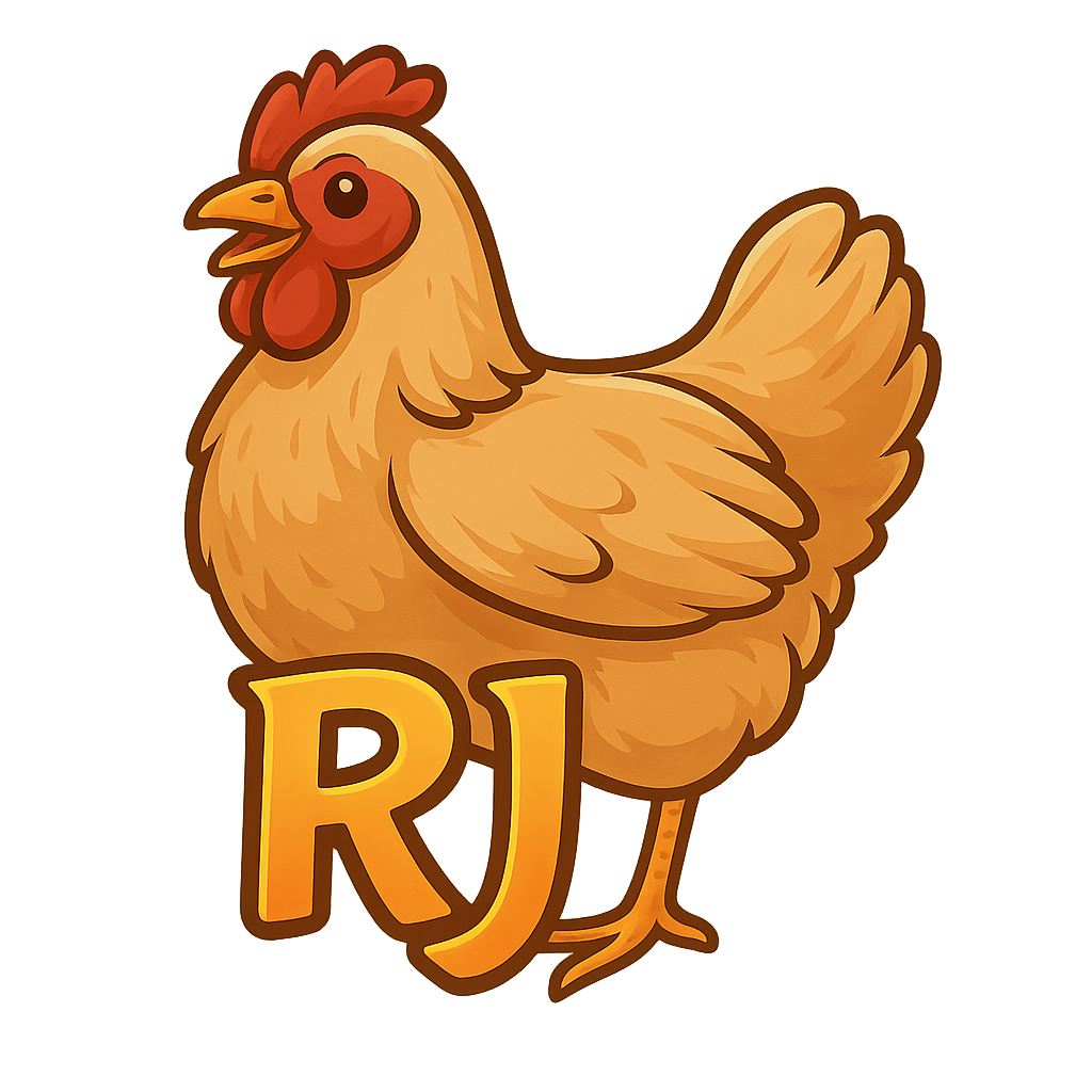 Custom Rj sticker - Rj is not your typical chicken. As a Silkie, Rj boasts a light, buff-colored and fluffy plumage that simply screams 'pet me'. This friendly and docile bird is the perfect addition to your sticker collection!