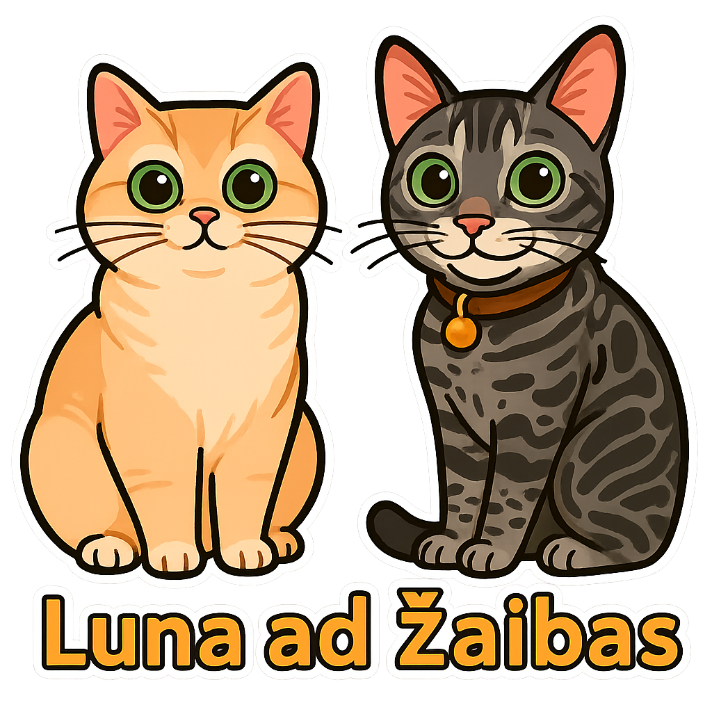 Luna and žaibas 