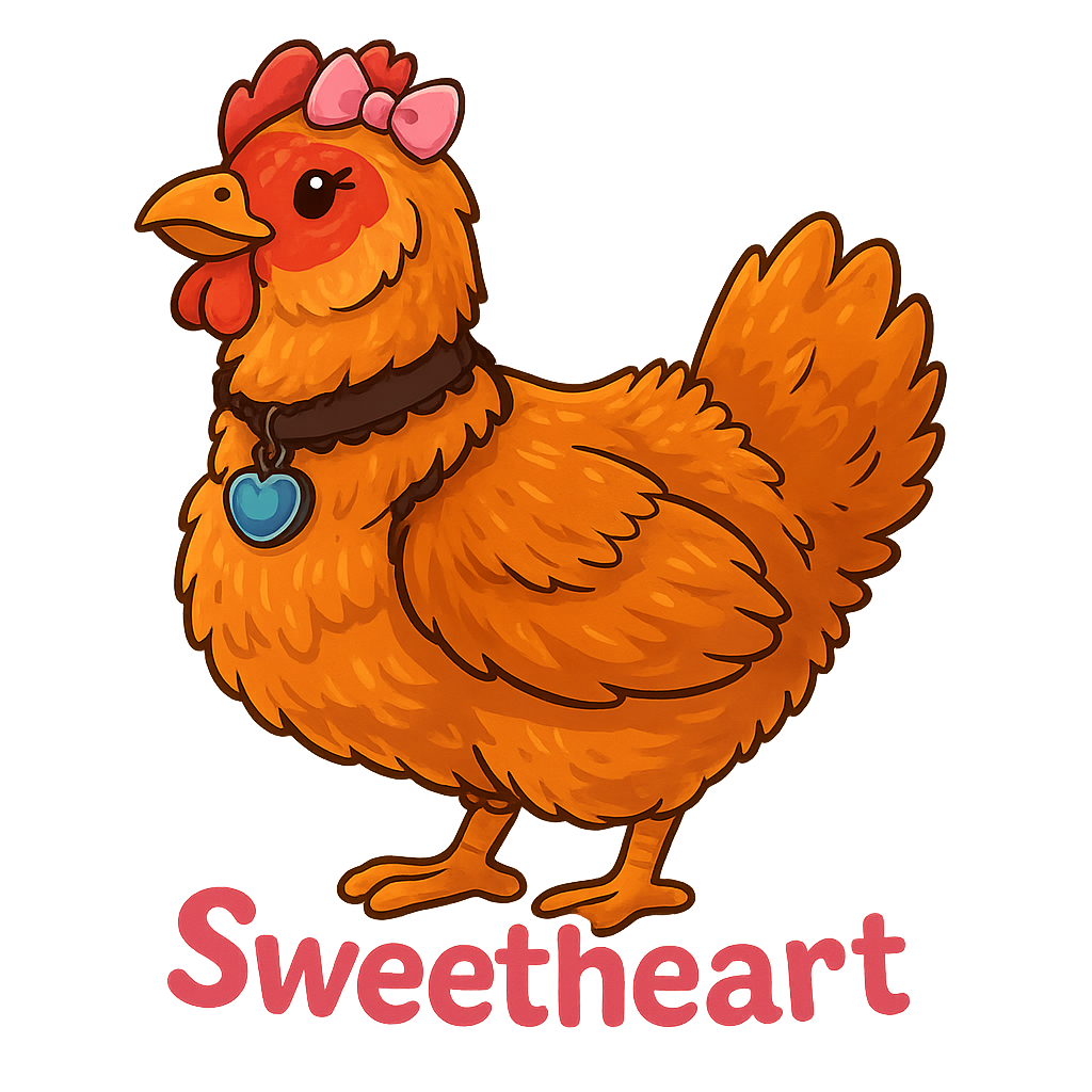 Custom Sweetheart sticker - AI-generated pet art