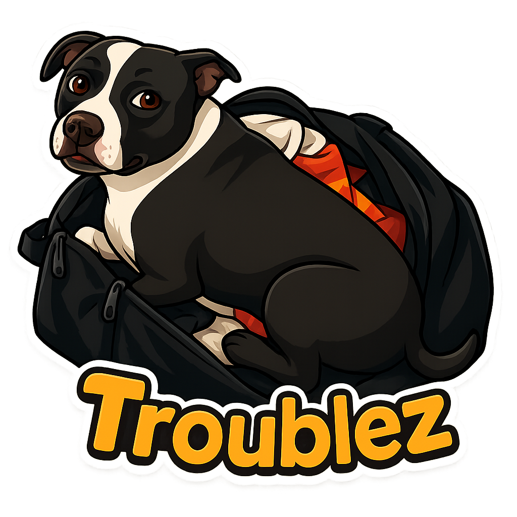 Troublez  - Classic Sticker