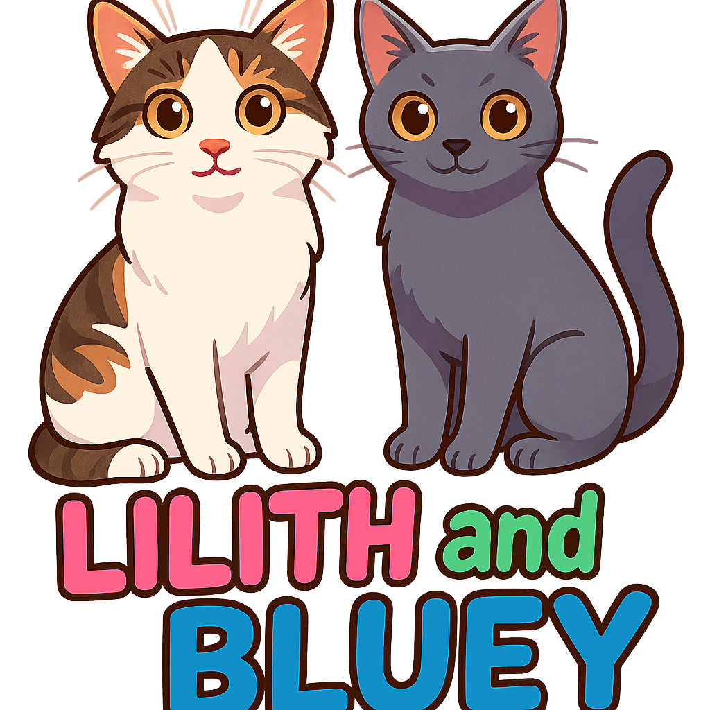 Lilith and Bluey - Classic Sticker