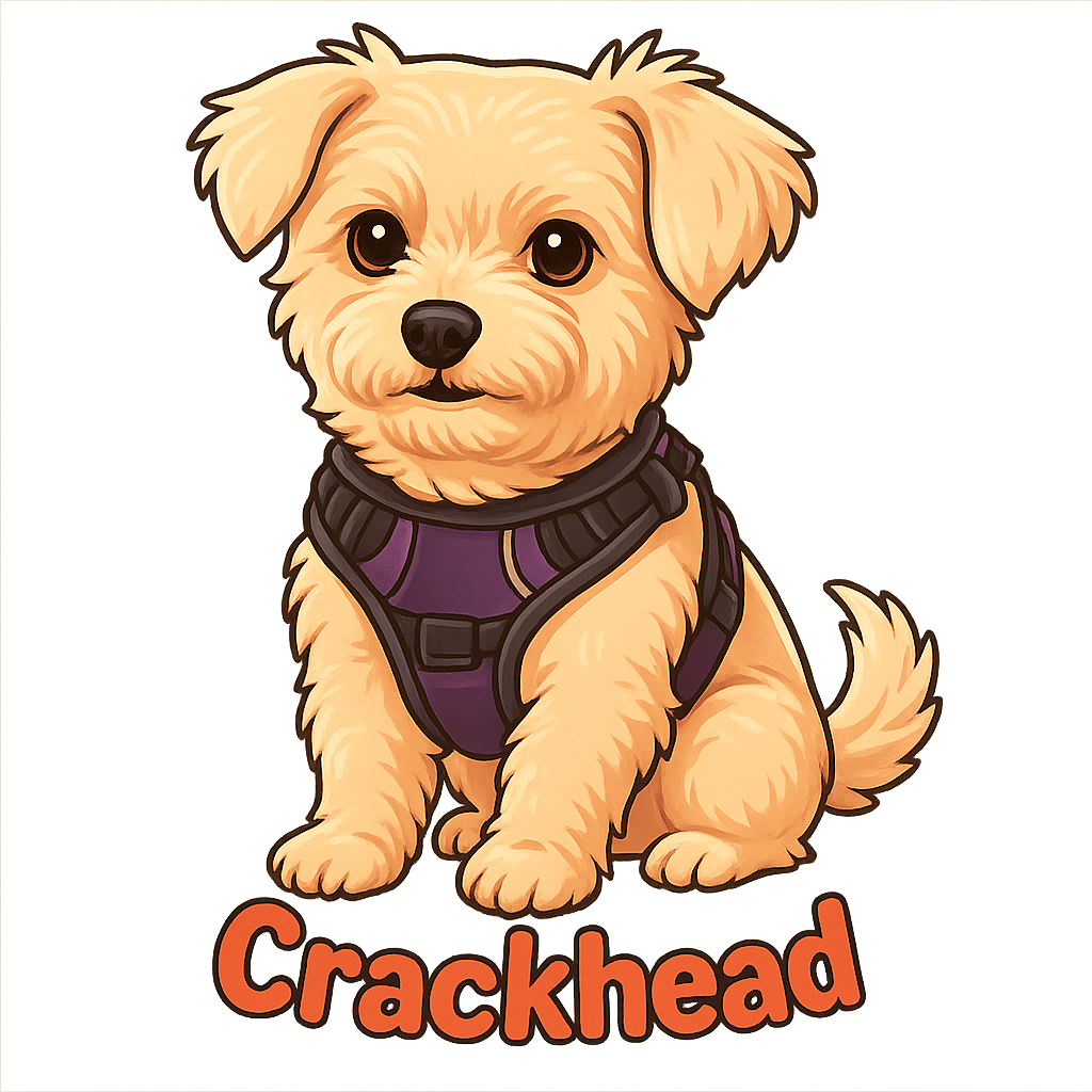 Custom Crackhead  sticker - AI-generated pet art