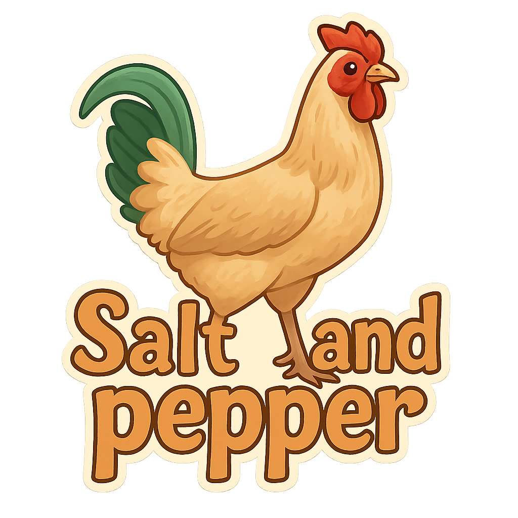 Salt and pepper  - Classic Sticker
