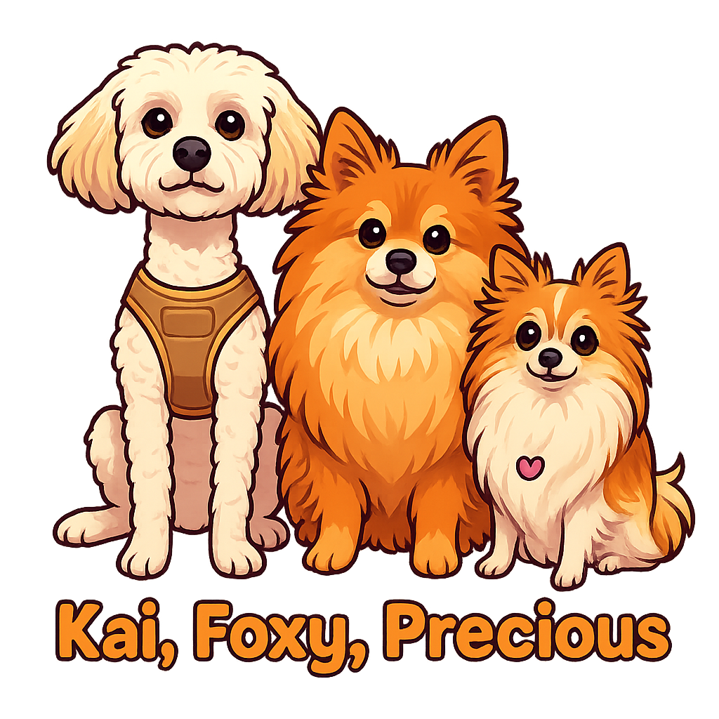 Kai, Foxy, Precious 