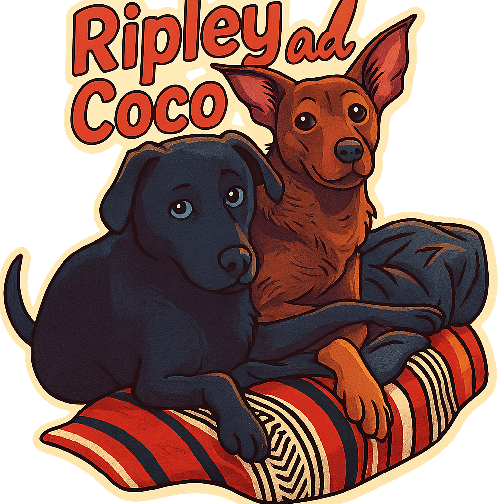 Ripley and Coco  - Classic Sticker