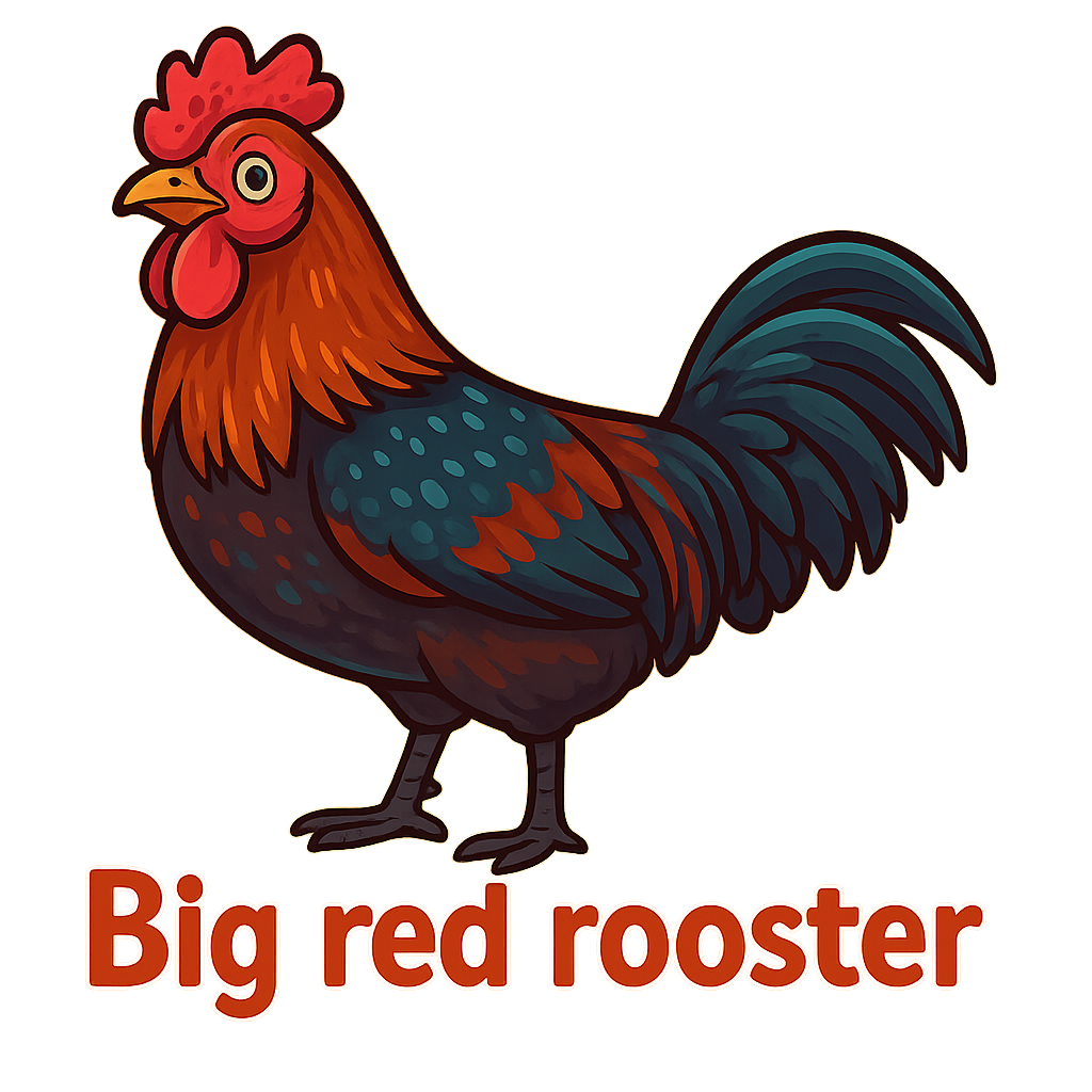 Big red rooster 
