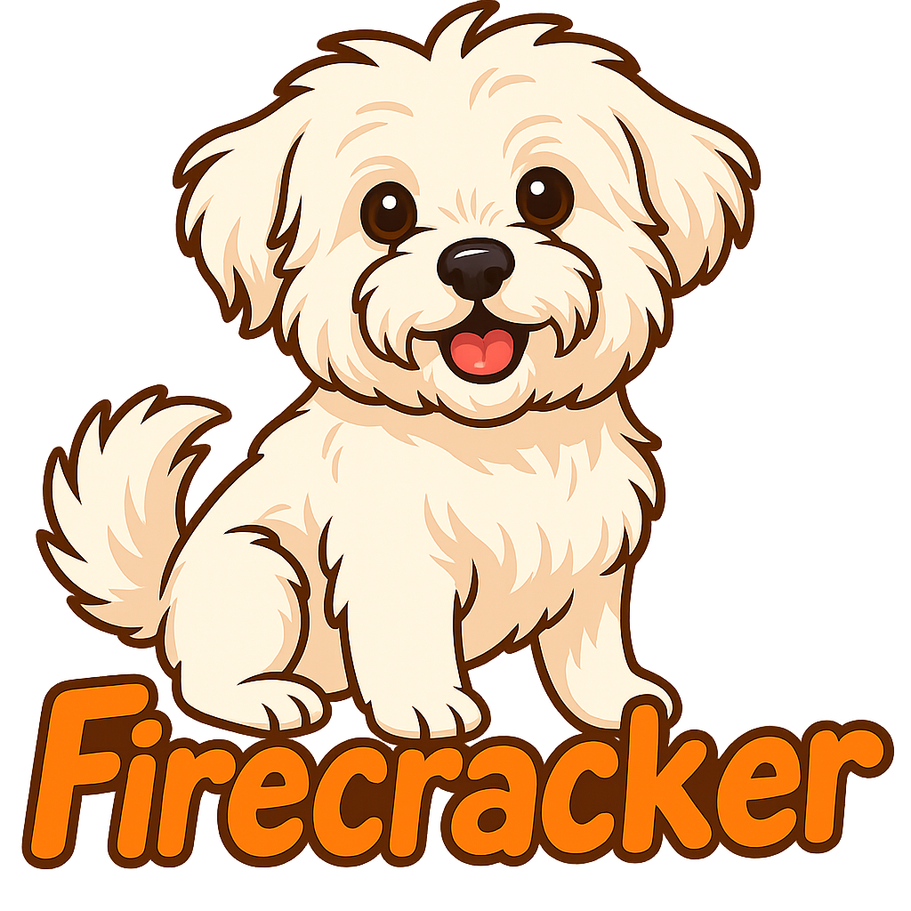 Custom Firecracker  sticker - AI-generated pet art