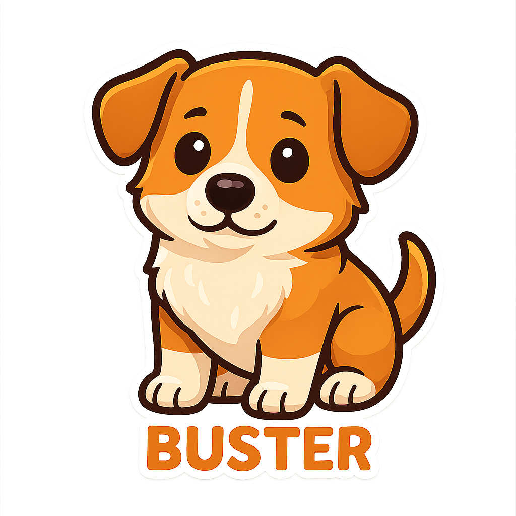 Buster - Classic Sticker