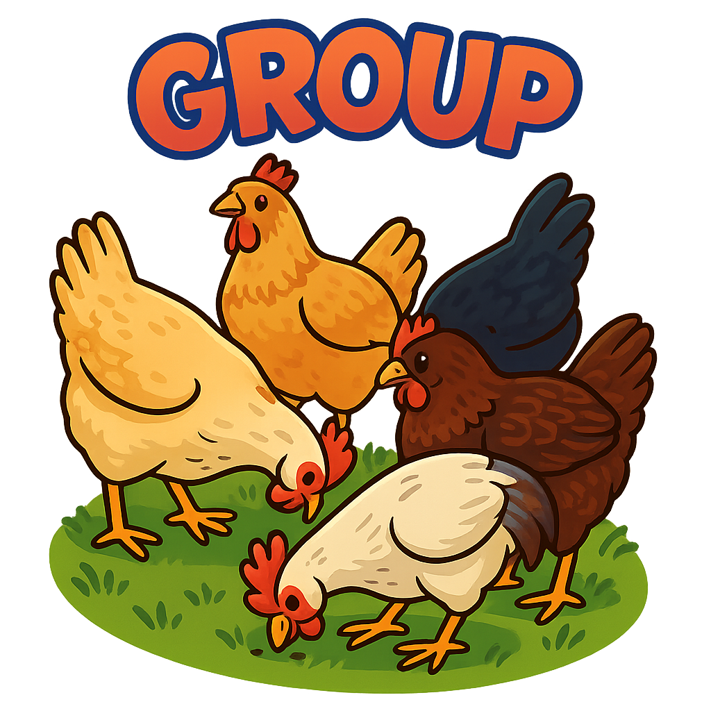 Custom Group sticker - AI-generated pet art