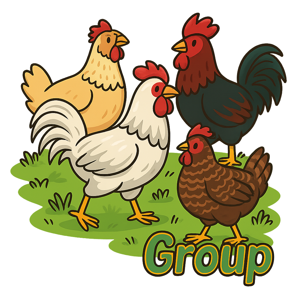 Custom Group sticker - AI-generated pet art