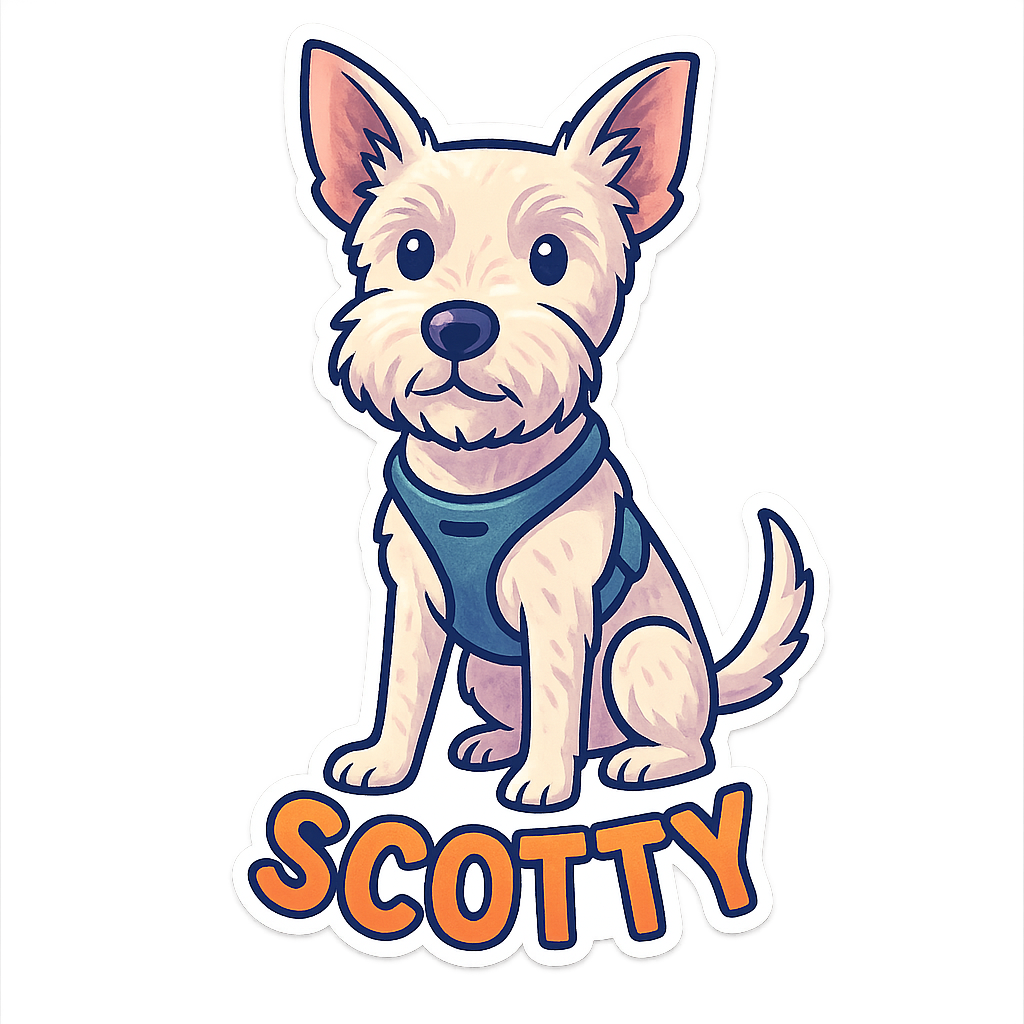 Scotty - Classic Sticker