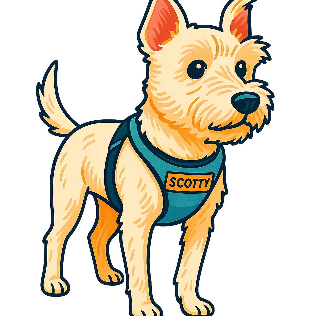 Scotty - Classic Sticker