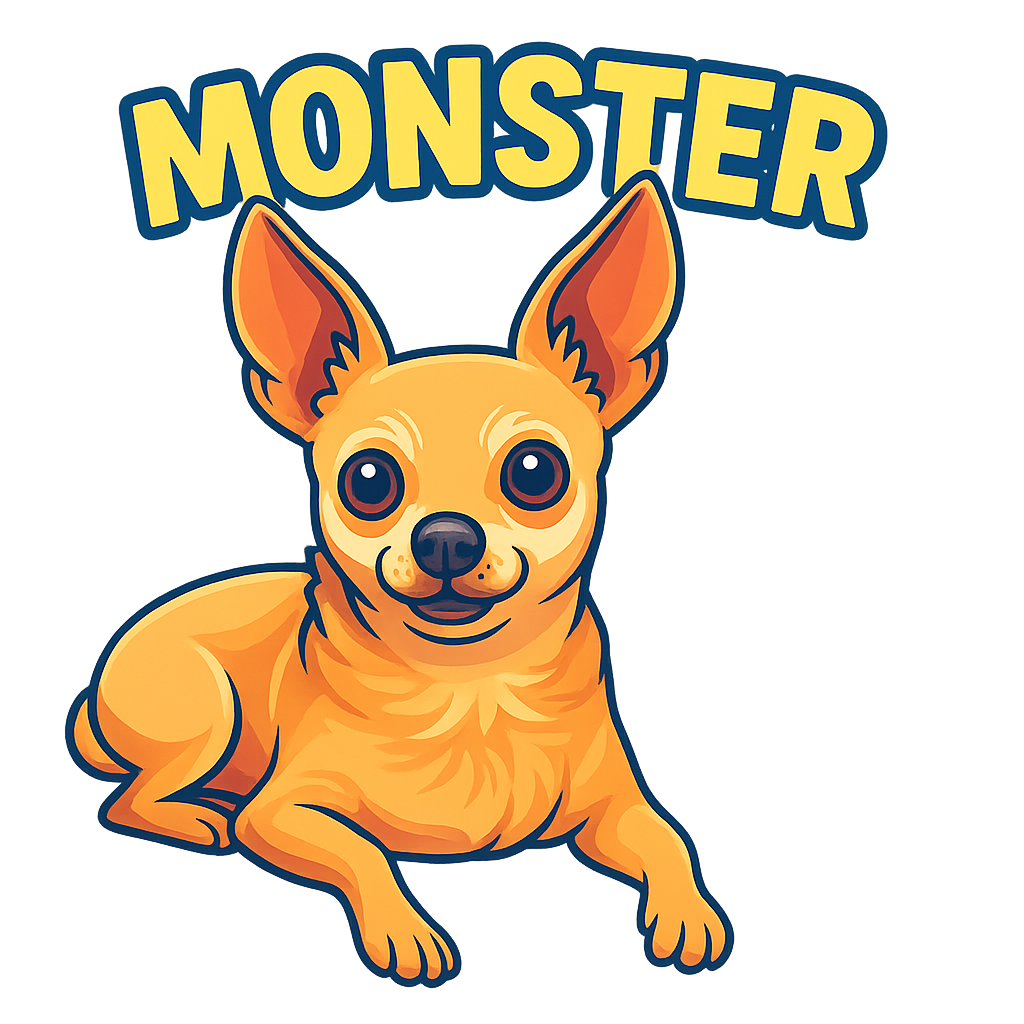 Custom Monster  sticker - AI-generated pet art