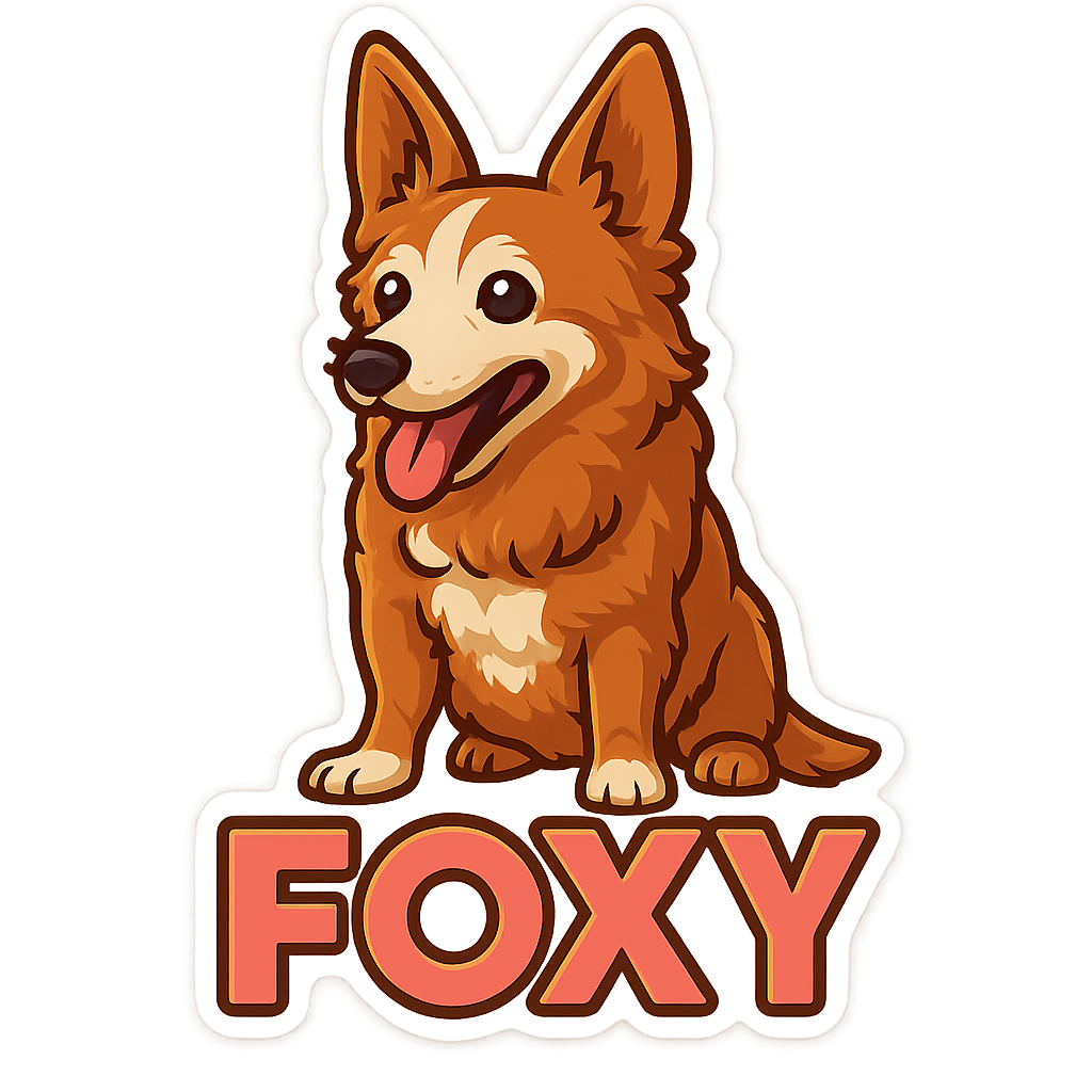 Foxy - Classic Sticker