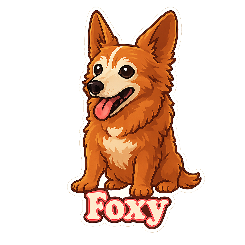 Foxy - Classic Sticker