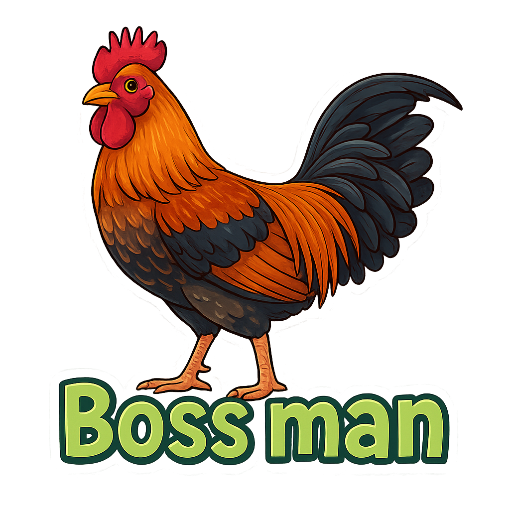 Boss man  - Classic Sticker