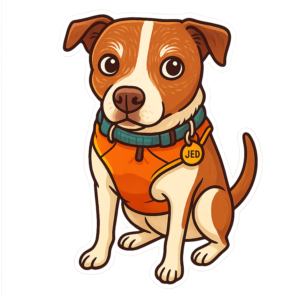 Jed - Classic Sticker