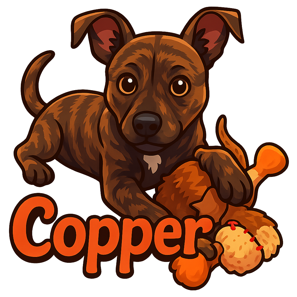 Custom Copper sticker - AI-generated pet art