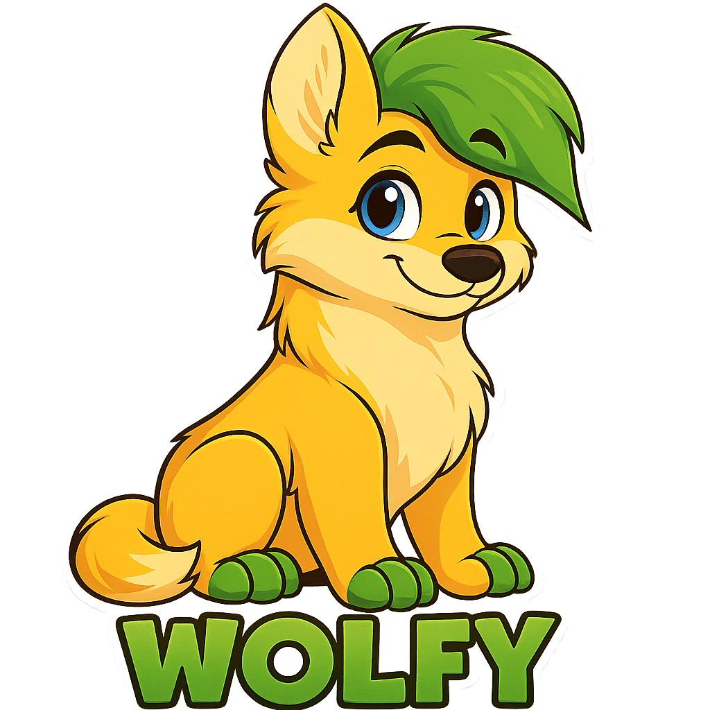 Wolfy - Classic Sticker