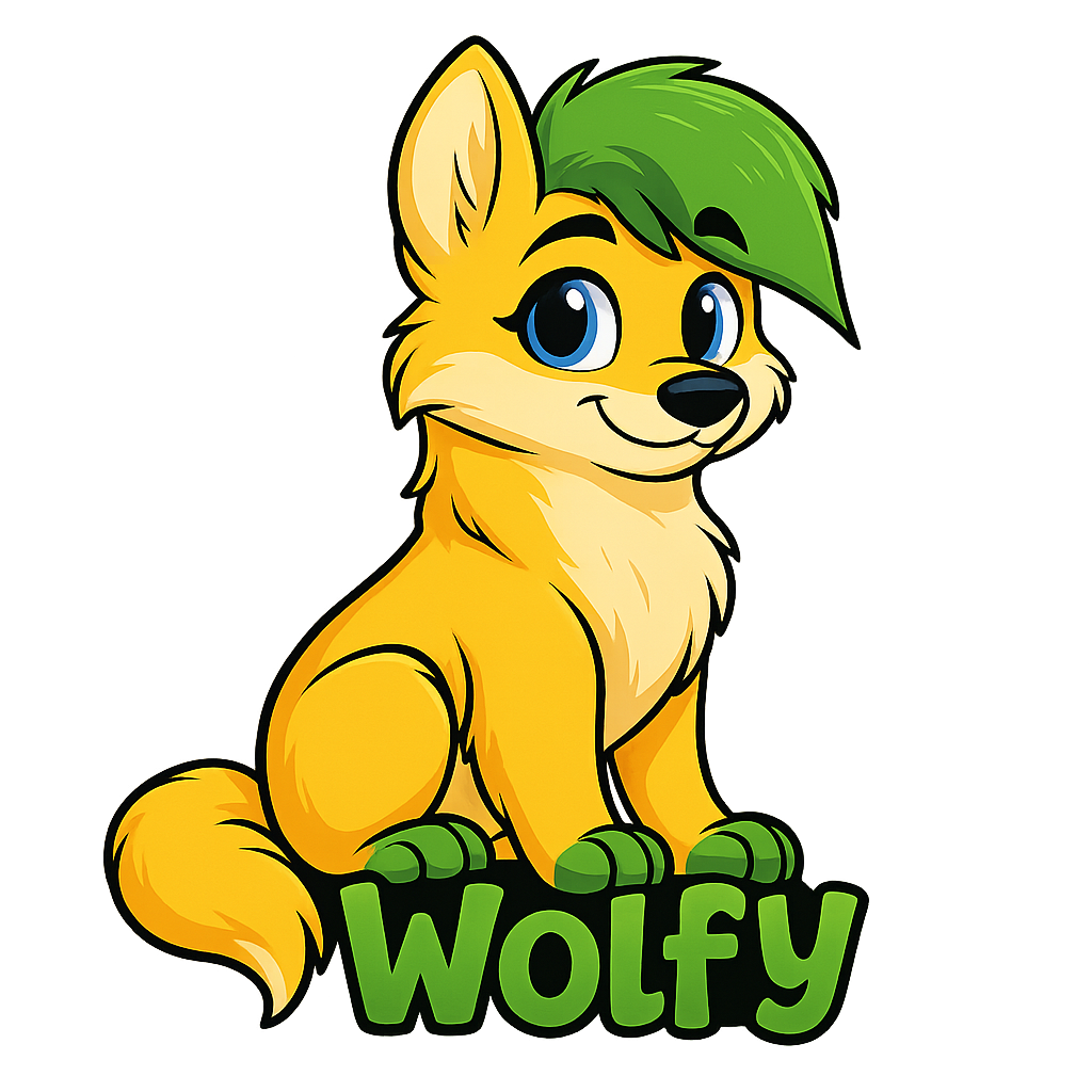 Wolfy - Classic Sticker