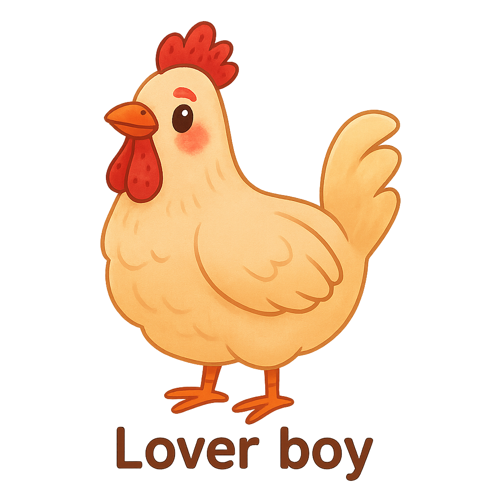 Lover boy's sticker