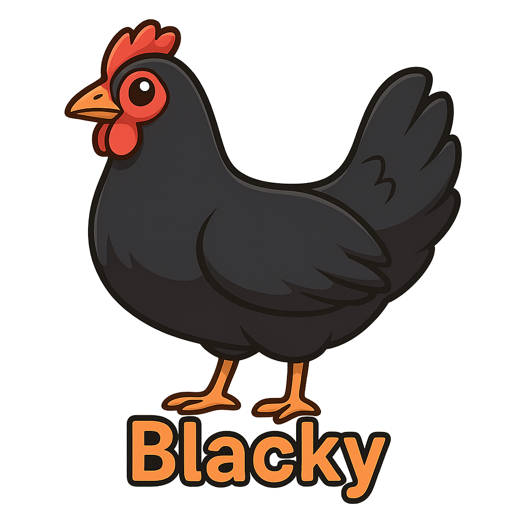 Blacky  - Classic Sticker