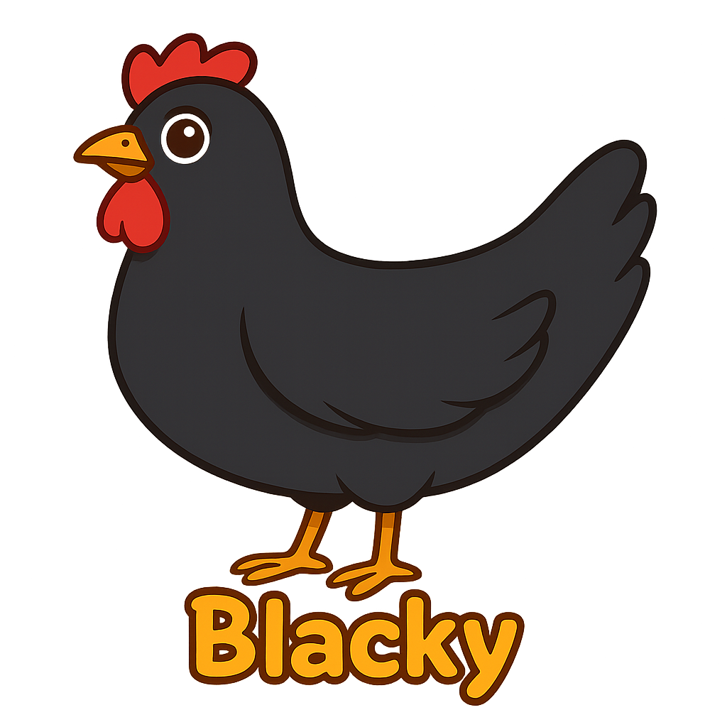 Blacky 's sticker