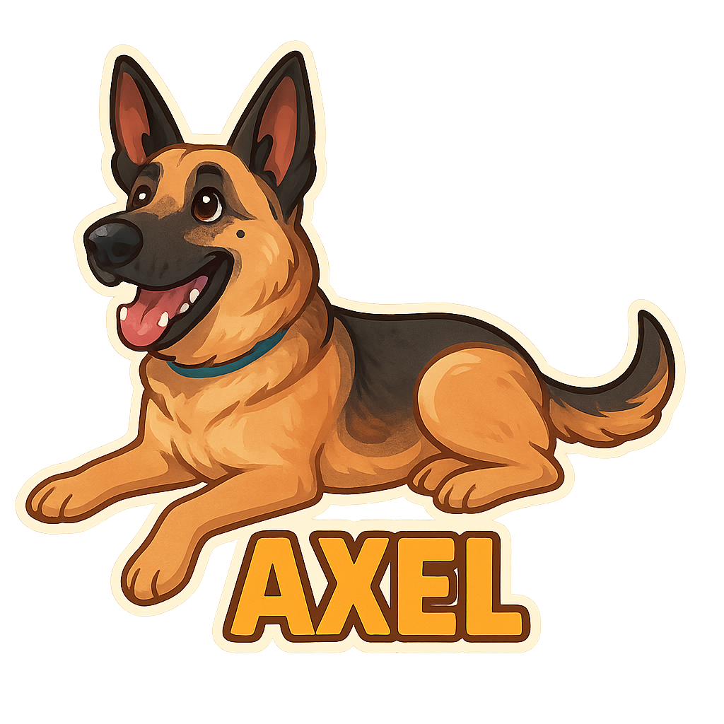 Axel  - Classic Sticker